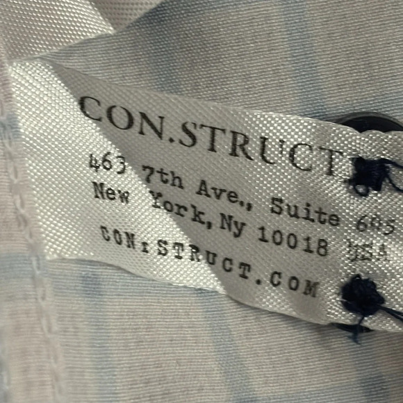 Con.Struct Cooling Comfort Slim Fit Check Stretch Button Up Shirt Size Large - Picture 9 of 10